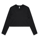CROP LONG SLEEVE BLACK XS